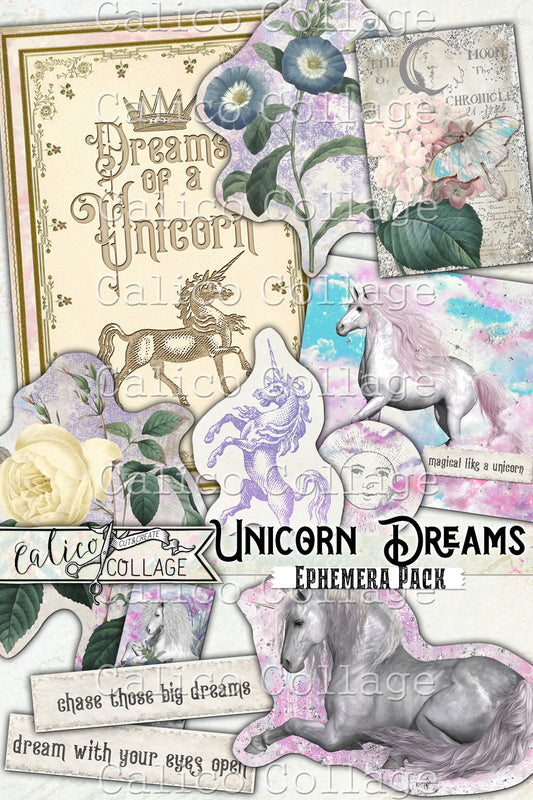 Unicorn Dreams Ephemera Pack