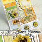 Sunny Mornings Junk Journal Folio, Sunflower Ephemera