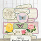 Printable Shabby Floral Ephemera Labels