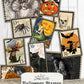 Vintage Halloween Stamps, Junk Journal Supplies