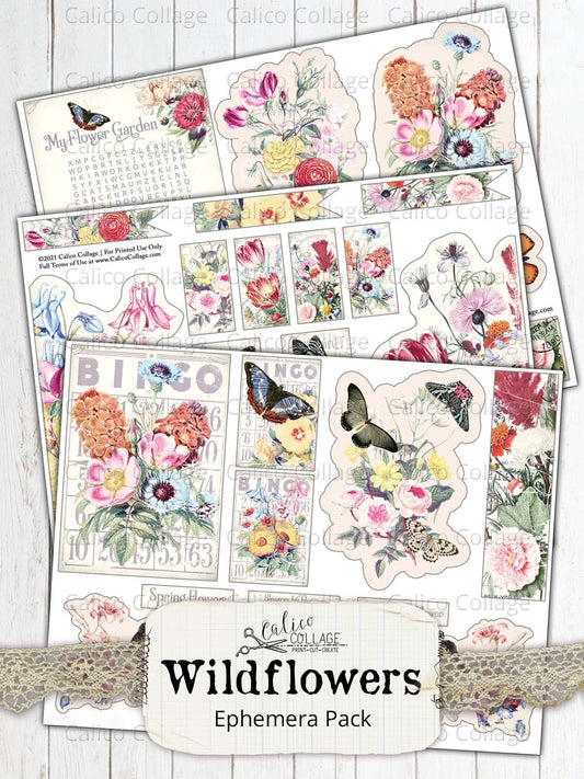Wildflowers Ephemera Pack