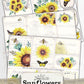 Sunflower Junk Journal Ephemera Pack