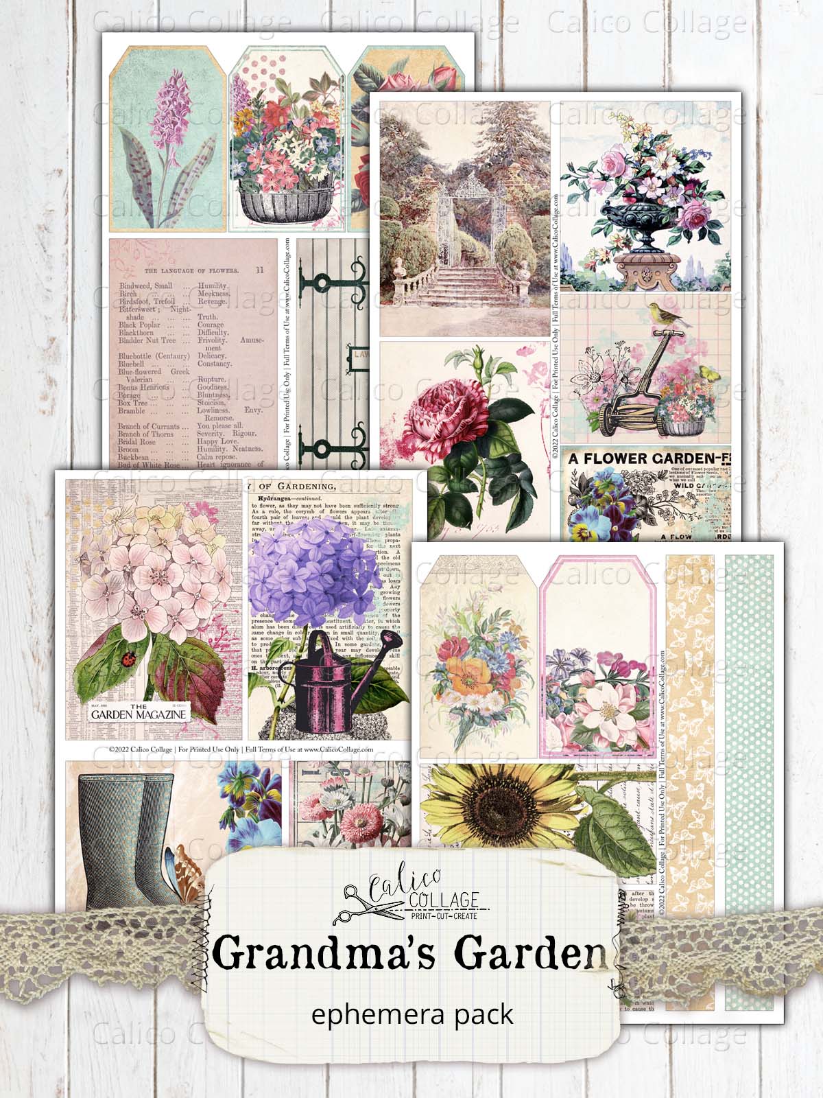 Garden Ephemera, Grandma's Garden