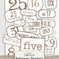 Ephemera Numbers Junk Journal Printable