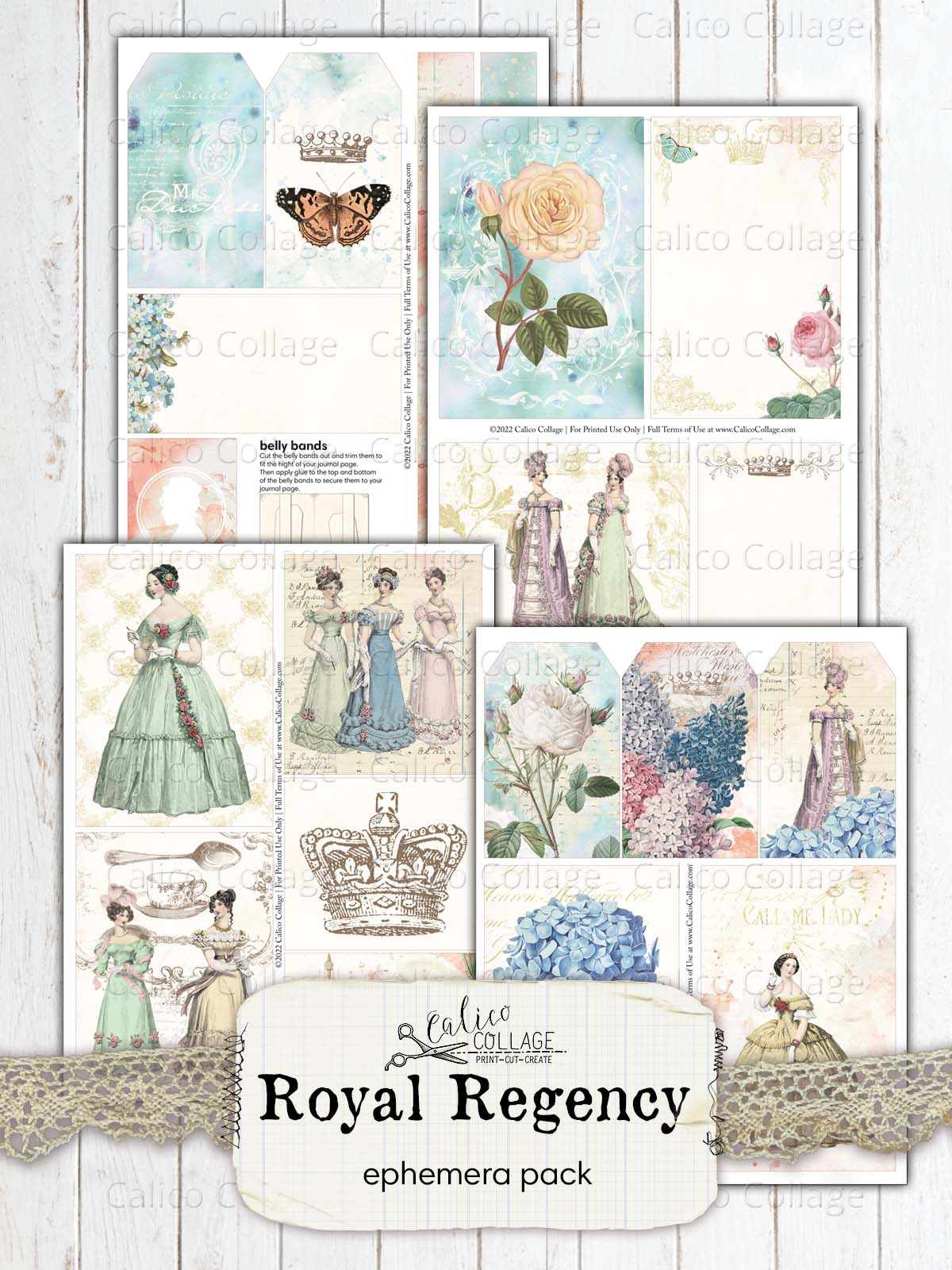 Royal Regency Ephemera Pack