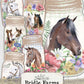 Horse Mason Jar Tags, Junk Journal Printable