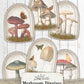 Mushroom Bell Jar Junk Journal Printable
