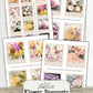 Flower Bouquet Vintage Photographs, Junk Journal Printable