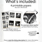 Gothic Photographs, Junk Journal Printable