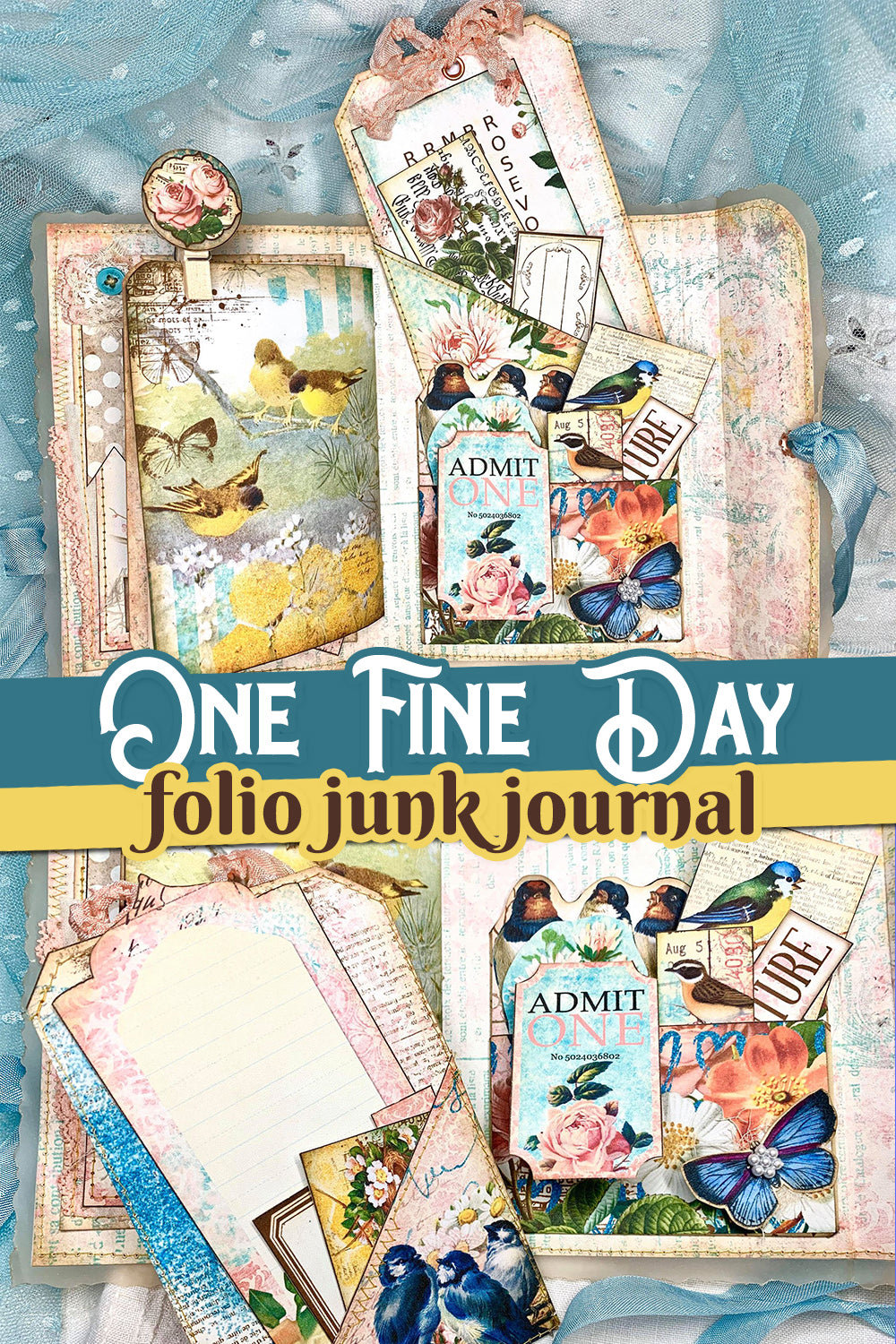 One Fine Day Junk Journal Folio Kit