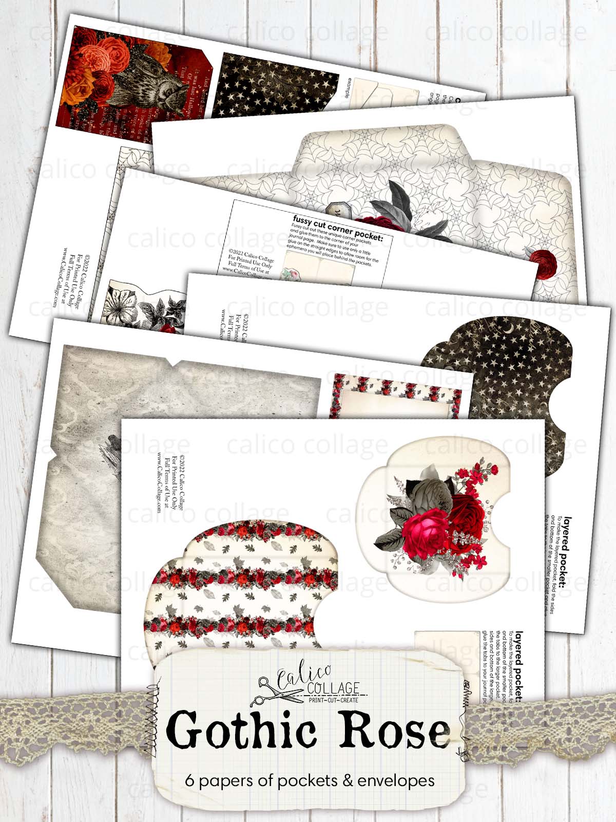 Cut & Create Ephemera Books By Calico Collage